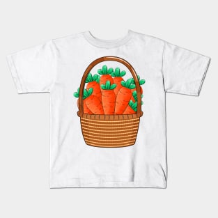 Easter Carrots Basket Kids T-Shirt